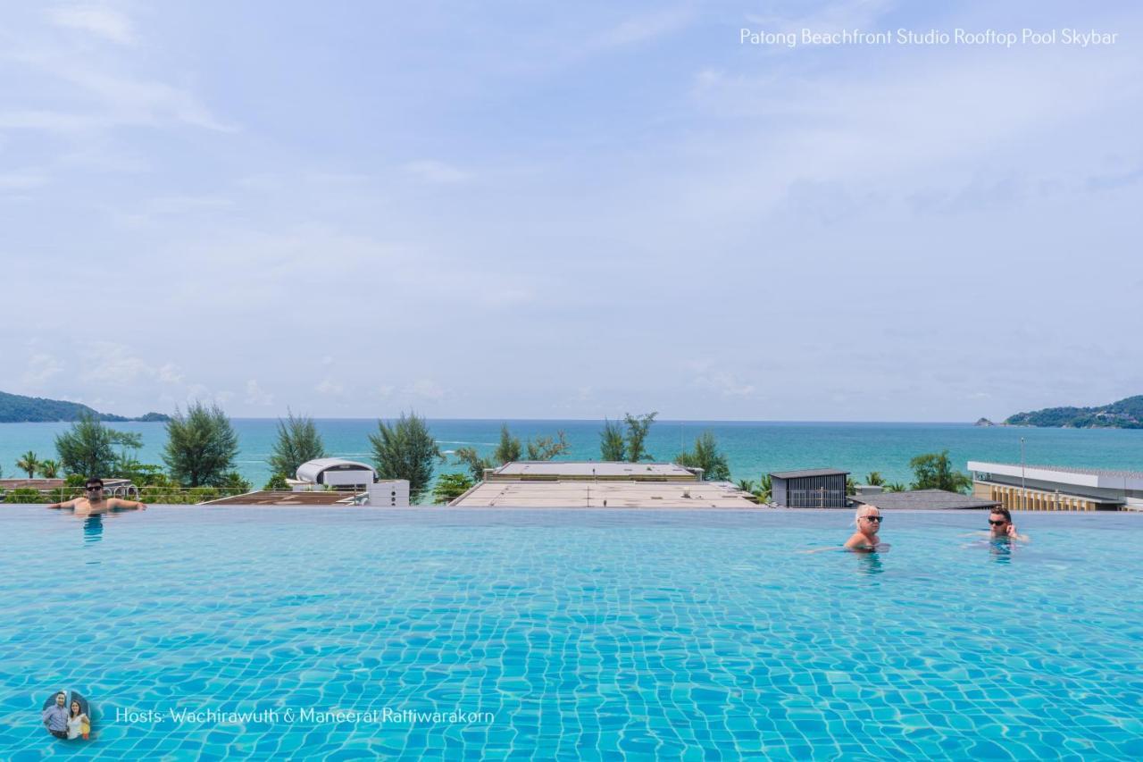 ✪✪✪✪✪ Patong Beachfront Studio Rooftop Pool Skybar Exterior foto