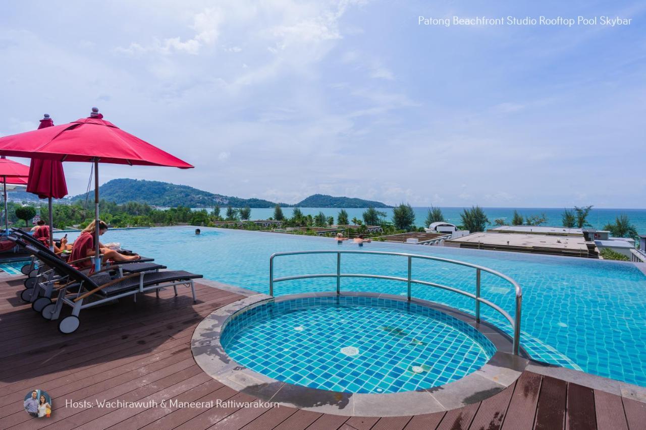 ✪✪✪✪✪ Patong Beachfront Studio Rooftop Pool Skybar Exterior foto