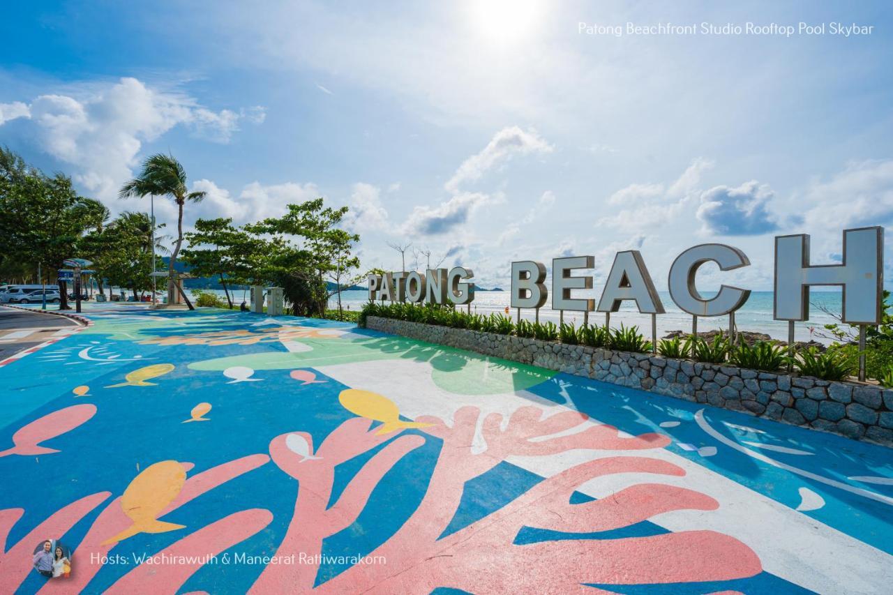 ✪✪✪✪✪ Patong Beachfront Studio Rooftop Pool Skybar Exterior foto