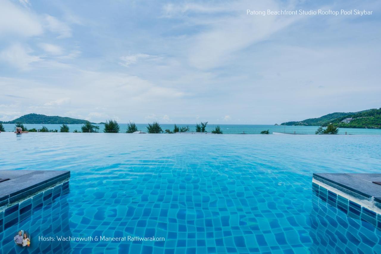 ✪✪✪✪✪ Patong Beachfront Studio Rooftop Pool Skybar Exterior foto