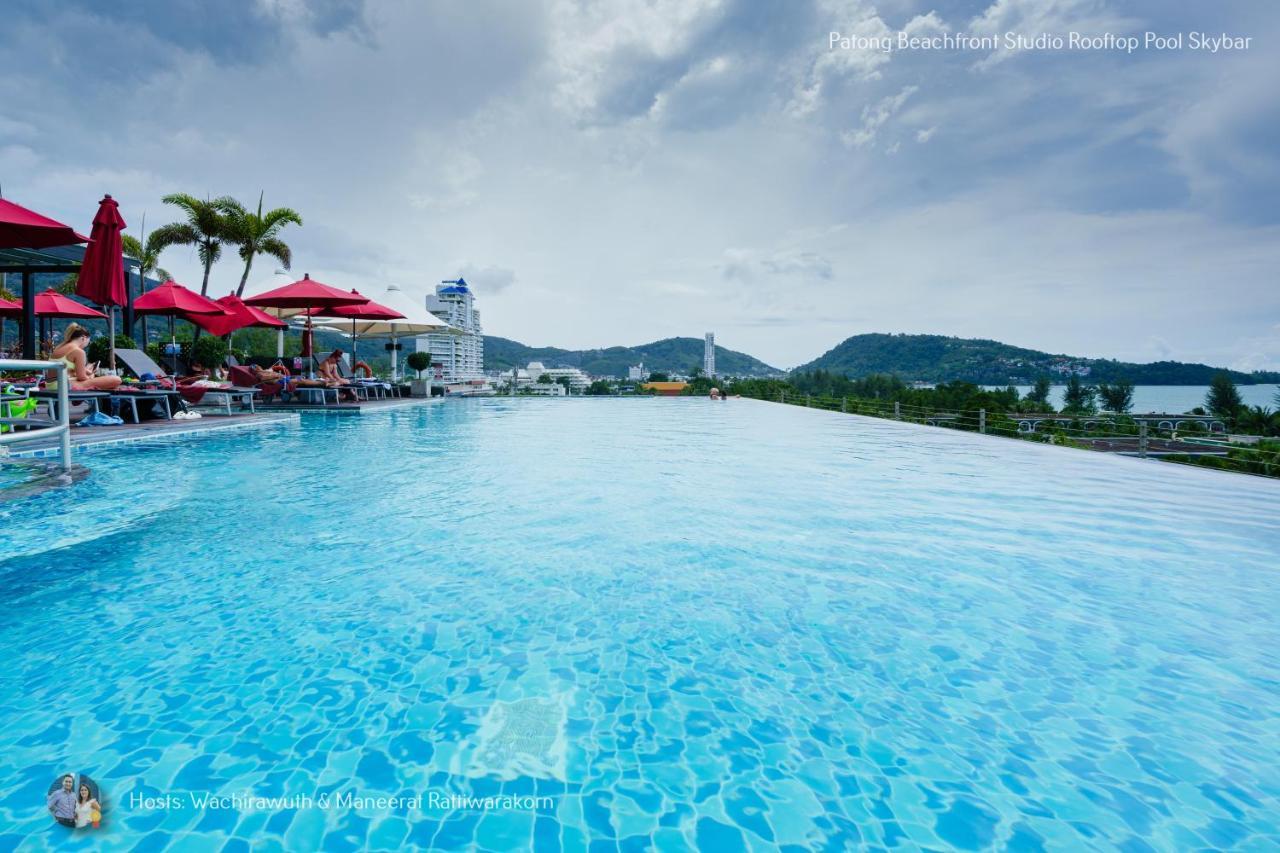 ✪✪✪✪✪ Patong Beachfront Studio Rooftop Pool Skybar Exterior foto