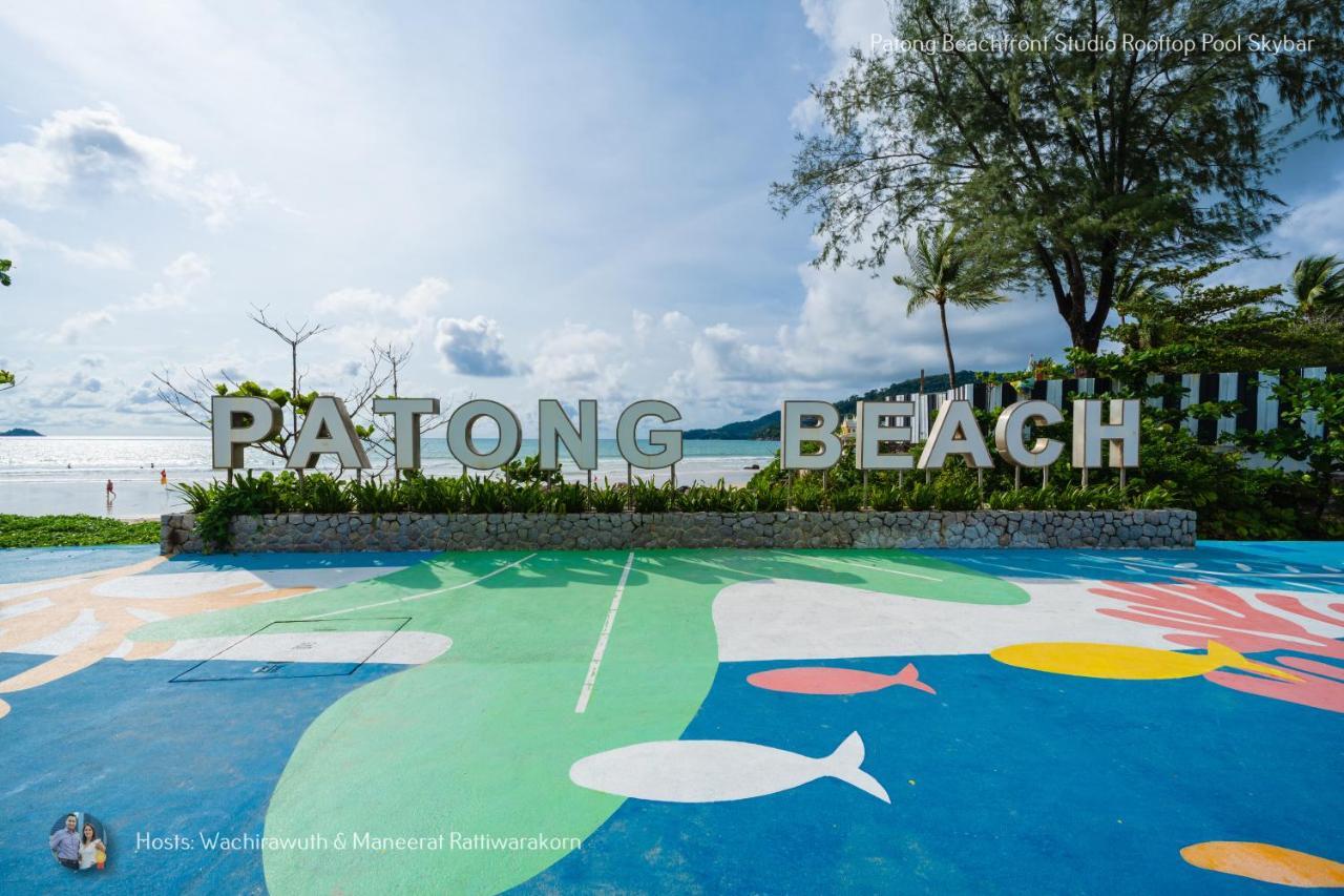 ✪✪✪✪✪ Patong Beachfront Studio Rooftop Pool Skybar Exterior foto